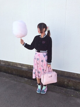 「Sophia Webster（ソフィアウェブスター）のアイテム」を使った、⑅ 𝔪 𝔞 𝔯 𝔦 ⑅さん（レディース・155cm）の秋コーディネート