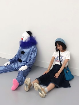 ⑅ 𝔪 𝔞 𝔯 𝔦 ⑅さん（レディース・155cm）の夏コーディネート