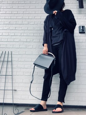 「Y'SACCS（イザック）のアイテム」を使った、SAIさん（レディース・166cm）の秋コーディネート