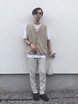 「Aesop（イソップ）のアイテム」を使った、Ryosukeさん（メンズ・177cm）の春コーディネート