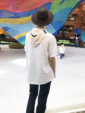 「sunsea」｜「アイテム（帽子）」を使った、Ryosukeさん（メンズ・177cm）の夏コーディネート
