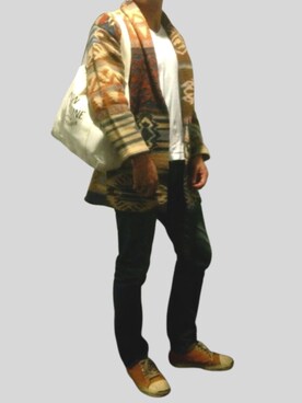 「POLO COUNTRY（ポロカントリー）のアイテム」を使った、KOJIさん（メンズ・174cm）の春コーディネート