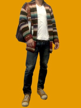 「Felisi（フェリージ）のアイテム」を使った、KOJIさん（メンズ・174cm）の春コーディネート