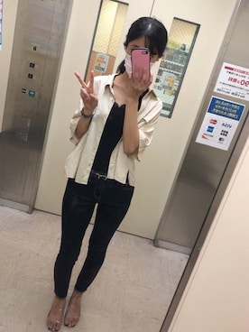 「ラブアンドピース2020」｜「アイテム（アナログ腕時計）」を使った、あかりさん（レディース・163cm）の秋コーディネート