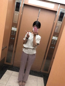 「ラブアンドピース2020」｜「アイテム（アナログ腕時計）」を使った、あかりさん（レディース・163cm）の秋コーディネート