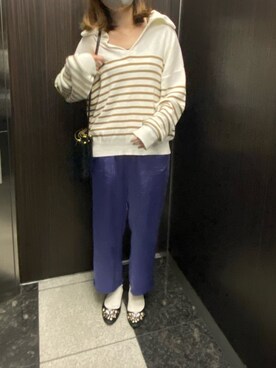 「tsumori chisato WALK（ツモリチサトウォーク）のアイテム（パンプス）」を使った、にゃーさん（レディース・162cm）の秋コーディネート