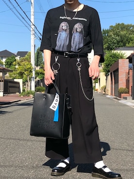 「BBYB（ビービーワイビー）のアイテム」を使った、kojaaaaさん（メンズ・179cm）の夏コーディネート