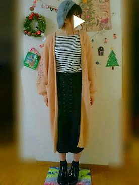 k.m♡mamaさん（レディース・156cm）の冬コーディネート