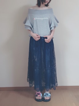 k.m♡mamaさん（レディース・157cm）の夏コーディネート