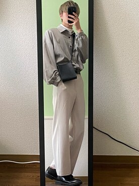 「ZIP FIVE（ジップファイブ）のアイテム（シューズ）」を使った、まつさん（メンズ・182cm）の冬コーディネート