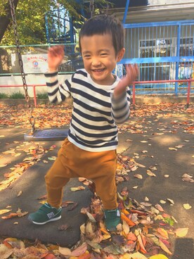 Ryoootanさん（キッズ・100cm）の秋コーディネート