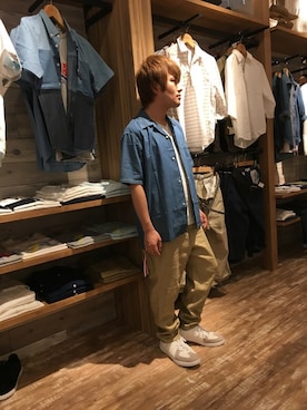 「HVC」｜「アイテム（シューズ）」を使った、HVCあまがさきキューズモール店さん（メンズ・172cm）の春コーディネート