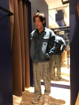 「HVC（エイチブイシー）のアイテム（ジャケット/アウター）」を使った、HVCあまがさきキューズモール店さん（メンズ・170cm）の秋コーディネート