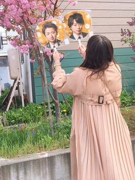 「MK MICHEL KLEIN（エムケーミッシェルクラン）のアイテム（その他）」を使った、saoriさん（レディース・168cm）の春コーディネート