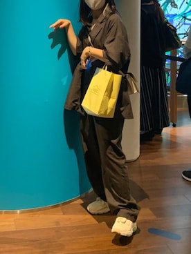 「MOUSSY（マウジー）のアイテム（テーラードジャケット）」を使った、叶さん（レディース・158cm）の秋コーディネート