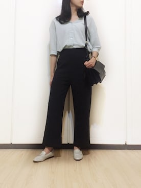 「ORiental TRaffic（オリエンタルトラフィック）のアイテム（ローファー）」を使った、Ning さん（レディース・159cm）の春コーディネート
