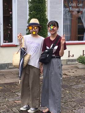 kaori_hinataさん（レディース・153cm）の夏コーディネート