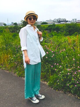 kaori_hinataさん（レディース・153cm）の春コーディネート