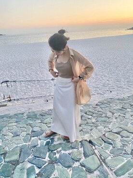 まぴさん（レディース・158cm）の夏コーディネート