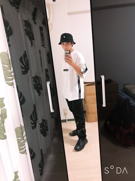 ブーぶさんの（KANGOL | カンゴール）を使ったコーディネート