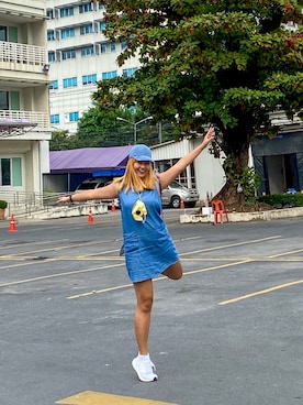 「yellow」｜「アイテム（ワンピース/ドレス）」を使った、Sunny  Lolaさん（レディース・162cm）の秋コーディネート