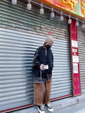 「WORKERS（ワーカーズ）のアイテム」を使った、ZoYiさん（レディース・153cm）の冬コーディネート