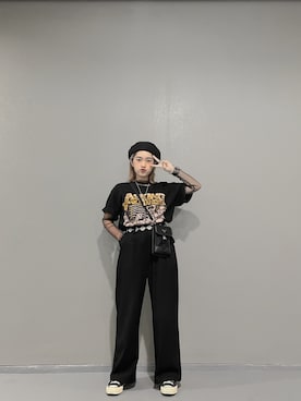 「PEANUTS＆CO（ピーナッツアンドコー）のアイテム（アクセサリー）」を使った、ZoYiさん（レディース・153cm）の春コーディネート