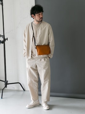「BURLAP OUTFITTER」｜「アイテム（ブルゾン）」を使った、hanadaさん（メンズ・177cm）の春コーディネート