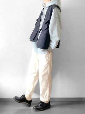 「UNIQLO（ユニクロ）の50色ソックス（消臭機能付き）（ソックス/靴下）」を使った、Rinさん（メンズ・175cm）の秋コーディネート