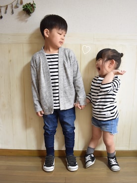 𝕽̤͓inon＊゜さん（キッズ・110cm）の春コーディネート