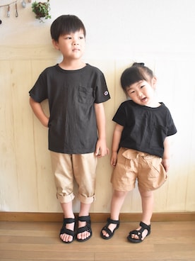 𝕽̤͓inon*゜さん(キッズ・110cm)の夏コーディネート