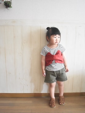 𝕽̤͓inon＊゜さん（キッズ・90cm）の夏コーディネート