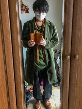 「チャイハネ（チャイハネ）のアイテム（ニット/セーター）」を使った、kohei さん（メンズ・170cm）の冬コーディネート