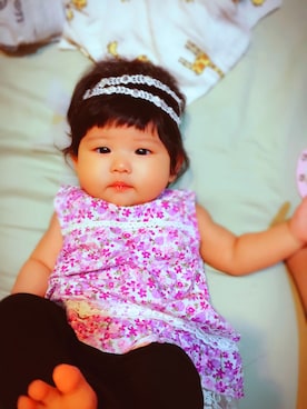 「next（next）のアイテム（スカート）」を使った、Kate Kuoさん（キッズ・60cm）の夏コーディネート