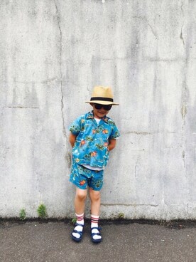 リトさん（キッズ・110cm）の夏コーディネート