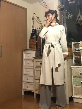 「HELK（ヘルク）のアイテム（ワンピース/ドレス）」を使った、tmO23COXさん（レディース・165cm）の秋コーディネート