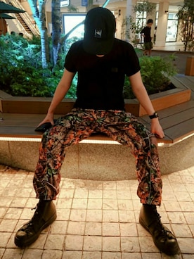 「RFW（アールエフダブル）のアイテム」を使った、yuuさん（メンズ・172cm）の夏コーディネート