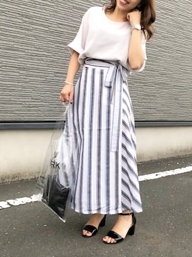 「アイテム（ピアス（両耳用））」を使った、Machiさん（レディース・150cm・20代）の夏コーディネート