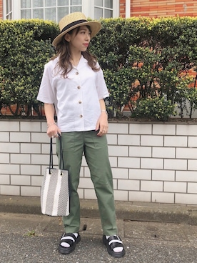 「Daniel Wellington（ダニエルウェリントン）の販売終了クラシックペティット アッシュフィールド32mm（アナログ腕時計）」を使った、Machiさん（レディース・150cm）の春コーディネート