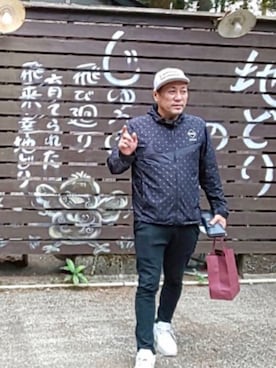 「F.C.R.B.（エフシーアールビー）のアイテム（ナイロンジャケット）」を使った、ヒデさん（メンズ・170cm）の秋コーディネート