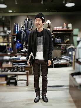 オリナス錦糸町HIDEAWAYSさん（メンズ・175cm）の冬コーディネート