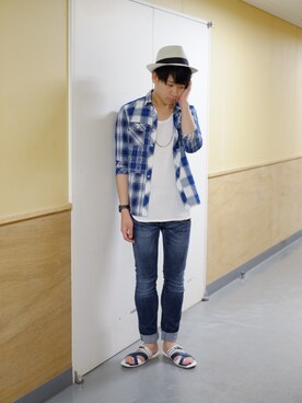 オリナス錦糸町HIDEAWAYSさん（メンズ・175cm）の夏コーディネート