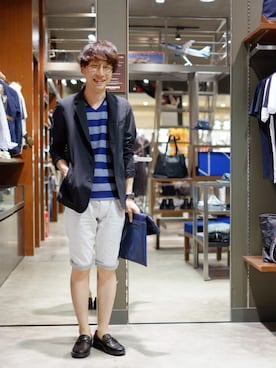 オリナス錦糸町HIDEAWAYSさん（メンズ・175cm）の夏コーディネート