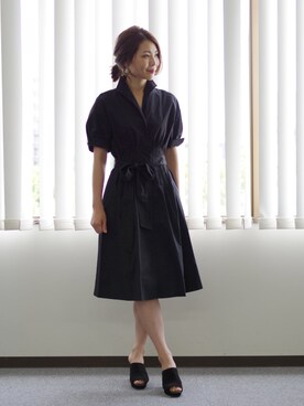 「NARACAMICIE（ナラカミーチェ）のアイテム（ワンピース/ドレス）」を使った、MWさん（レディース・160cm）の夏コーディネート
