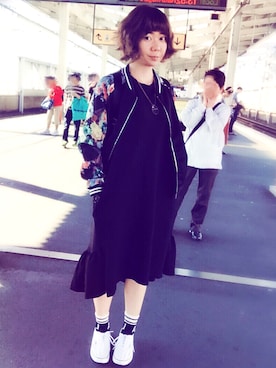 「GUAPA（グアパ）のアイテム」を使った、Eny.8910さん（レディース・160cm）の冬コーディネート