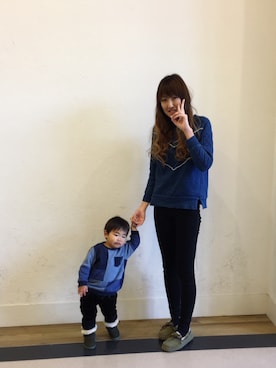 「ROSE BUD（ローズバッド）のアイテム」を使った、hal_xoxoさん（キッズ・90cm）の冬コーディネート