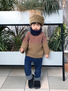 hal_xoxoさん(キッズ・90cm)の冬コーディネート