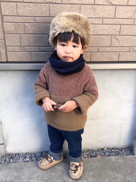 hal_xoxoさん(キッズ・90cm)の冬コーディネート