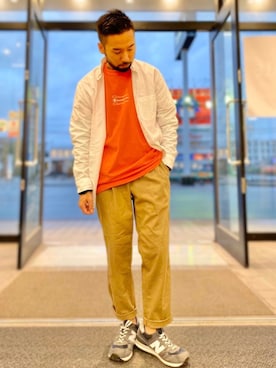 「HARVARD（ハーバード）のアイテム」を使った、kjsaaanさん（メンズ・170cm）の夏コーディネート