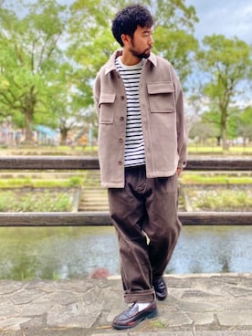 「RAG MACHINE（ラグマシーン）のアイテム」を使った、kjsaaanさん（メンズ・170cm）の秋コーディネート